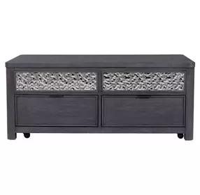 Sterling West Ash Gray Rectangular Lift Top Cocktail Table