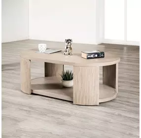 Conisbrough Oak Oval Cocktail Table