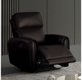 Schlieren Black 35" Power Recliner with USB Charging
