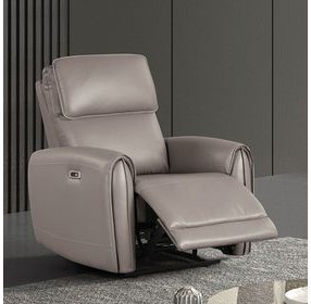 Schlieren Light Brown 35" Power Recliner with USB Charging