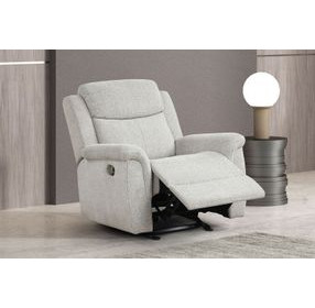 Sandbach Light Gray 35" Manual Glider Recliner