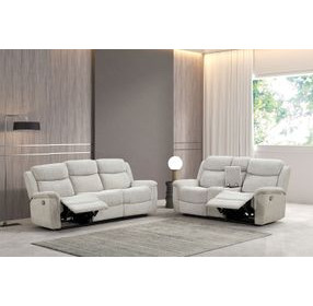 Sandbach Light Gray Manual Reclining Living Room Set