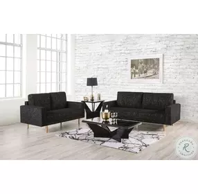 Elverum Black Living Room Set
