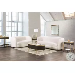 Versoix Off White Living Room Set