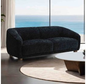 Kolvere Black 68" Loveseat