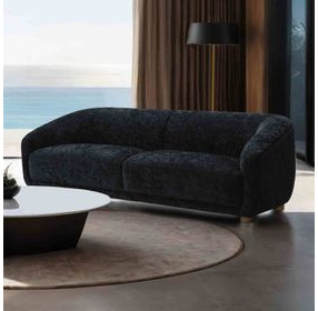 Kolvere Black 88" Sofa