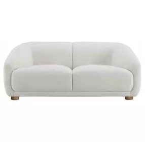 Kolvere White 68" Loveseat