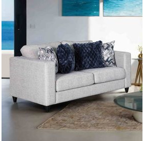 Harlow Light Gray 67" Loveseat