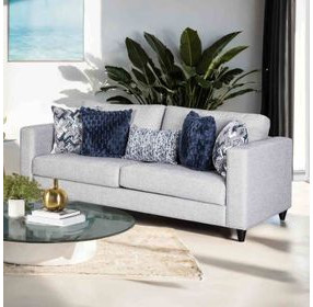 Harlow Light Gray 87" Sofa