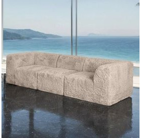 Nappi Taupe 107" Modular Sofa