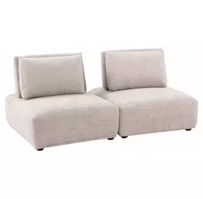 Stavanger Light Brown 2 Piece Modular Sectional