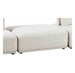 Stavanger Light Gray Square Ottoman