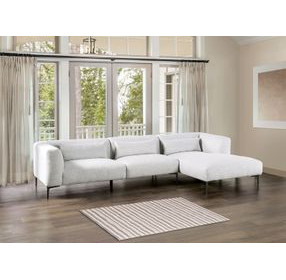 Paderborn Light Gray 123" RAF Sectional