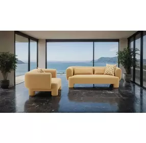 Phedra Yellow Living Room Set