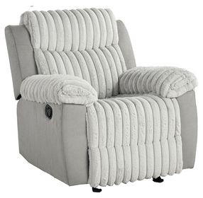 Dionysus Gray Glider Recliner