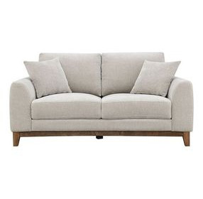 Watton Light Gray 65" Loveseat with Pillows