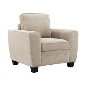 Enea Taupe Upholstered Lounge Chair