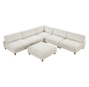 Dagenham Beige 134" Modular Sectional
