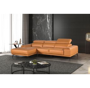 Vadso Tangerine 111" LAF Sectional with Adjustable Headrest
