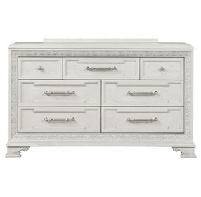 Stella Mia Creamy White 7 Drawer Dresser