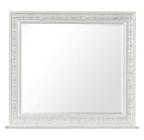 Stella Mia Creamy White Rectangular Dresser Mirror