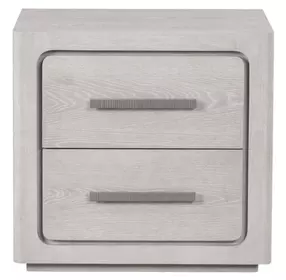 Crowthorne White Oak 2 Drawer Nightstand with USB Charging