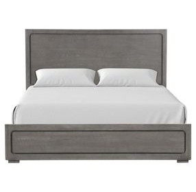 Crowthorne Warm Gray Queen Panel Bed
