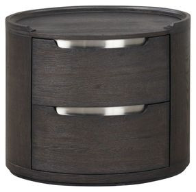Osterley Black 2 Drawer Nightstand
