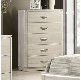 Farsund Dusty Gray 5 Drawer Chest
