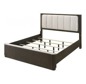 Merthyr Upholstered Panel Bed with LED
