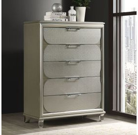 Sheridan Silver 5 Drawer Chest