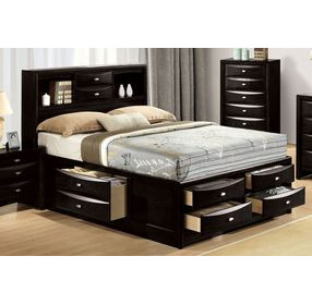 Zosimo Black Queen Storage Platform Bed