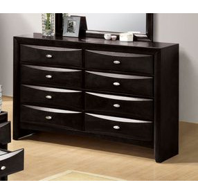 Zosimo Black 8 Drawer Dresser