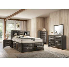 Zosimo Gray Youth Storage Platform Bedroom Set
