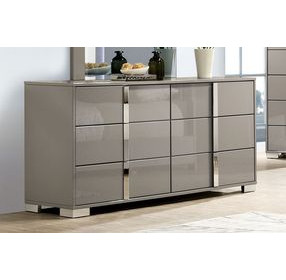 Sinistra Light Taupe 6 Drawer Dresser
