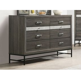 Voleta Gray 8 Drawer Dresser
