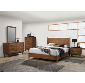 Tromso Walnut Youth Panel Bedroom Set