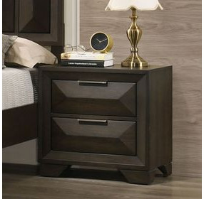 Hexham Espresso 2 Drawer Nightstand