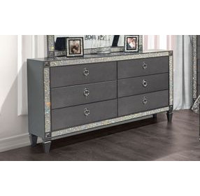 Lyanne Gray 6 Drawer Dresser