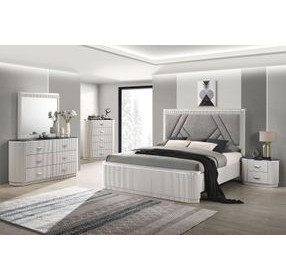 Aldgate Light Gray Panel Bedroom Set