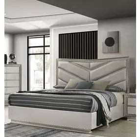 Ventnor Upholstered Platform Bed with LED Light