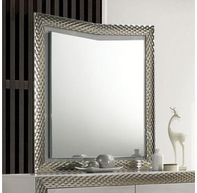 Ventnor Gray Dresser Mirror with LED Light