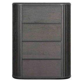 Hildesheim Black 4 Drawer Chest