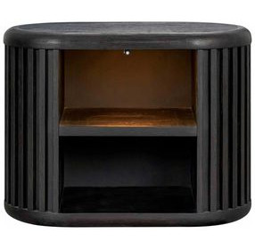 Hildesheim 2 Drawer Nightstand with USB Charging and LED