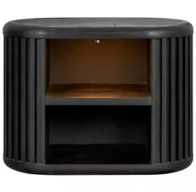 Hildesheim 2 Drawer Nightstand with USB Charging and LED