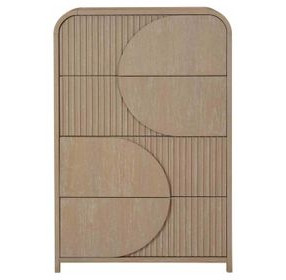 Tangentry Natural 4 Drawer Chest
