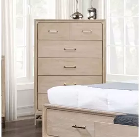 Sandnes Light Oak 5 Drawer Chest