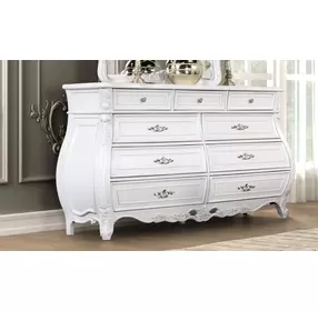 Valentini White 9 Drawer Dresser