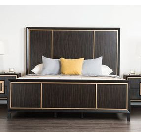 Kenyada Espresso Queen Low Profile Bed