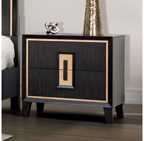 Kenyada Espresso 2 Drawer Nightstand